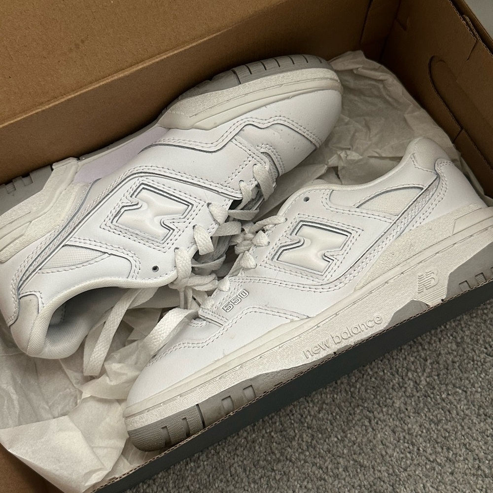 New Balance 550s White and Grey
